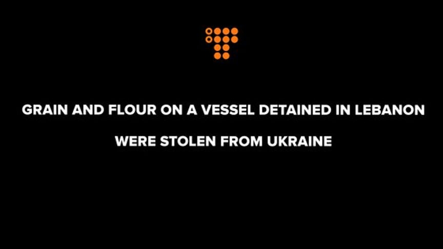 Grain and flour on a vessel detained in Lebanon were stolen from Ukraine — the embassy received confirmation