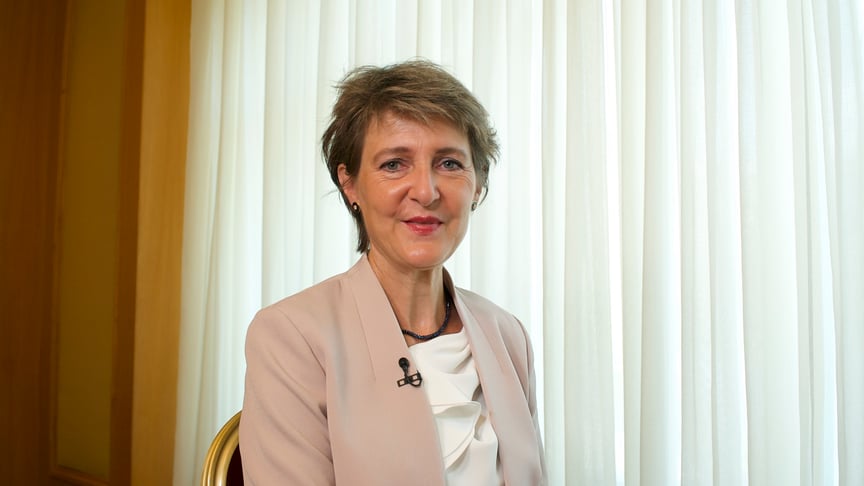 EXCLUSIVE: Swiss President Simonetta Sommaruga on Ukraine's Zelenskyy, Donbas War, and Coronavirus