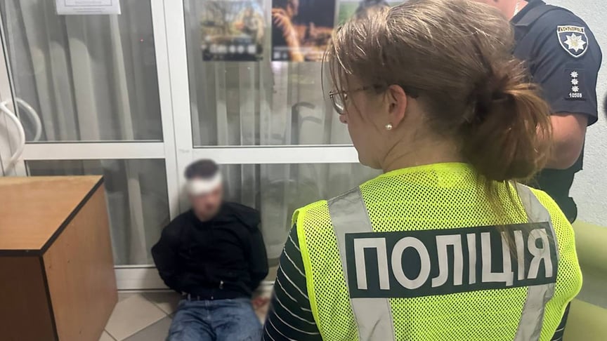 Затримання чоловіка, який смертельно поранив ножем лікарку ВЛК