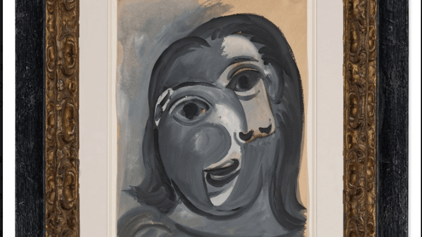 Картина Пабло Пікассо «Голова жінки» (Tête de Femme)