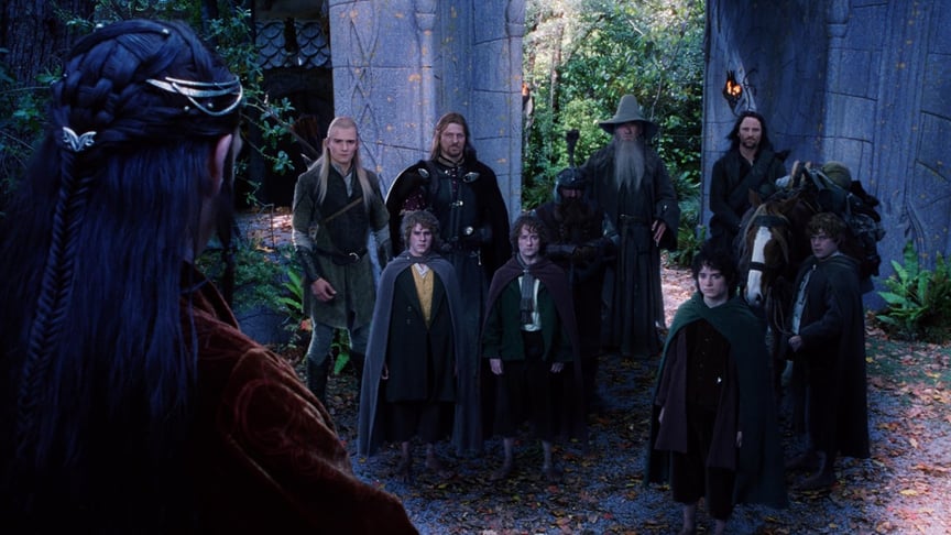 Кадр з фільму "Володар перснів: Хранителі персня" (2001)