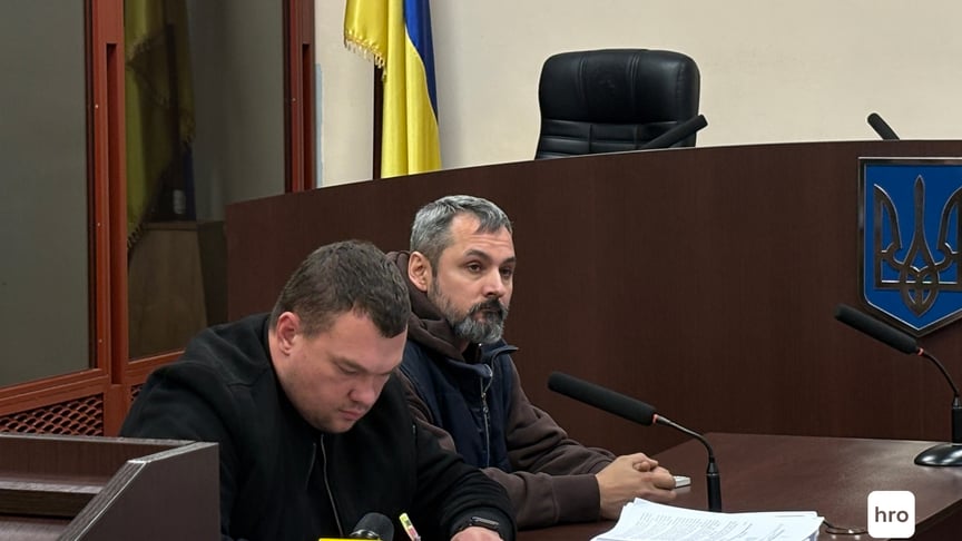Режисер Андрій Білоус у Печерському районному суді Києва