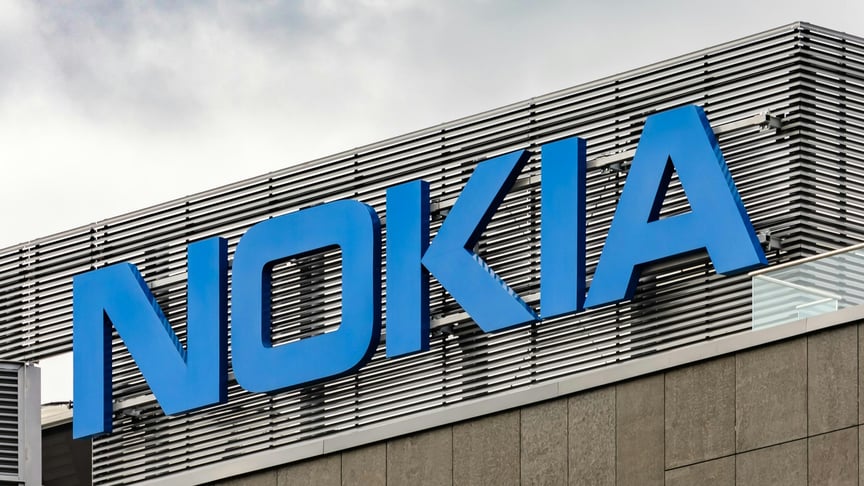 Ілюстративне фото. Логотип компанії Nokia над її офісом у Вроцлаві