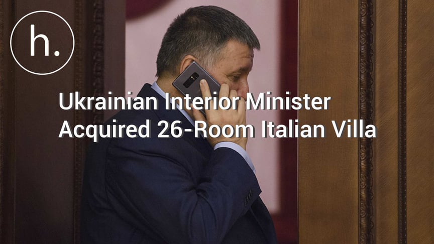 Ukrainian Interior Minister Acquired 26-Room Italian Villa