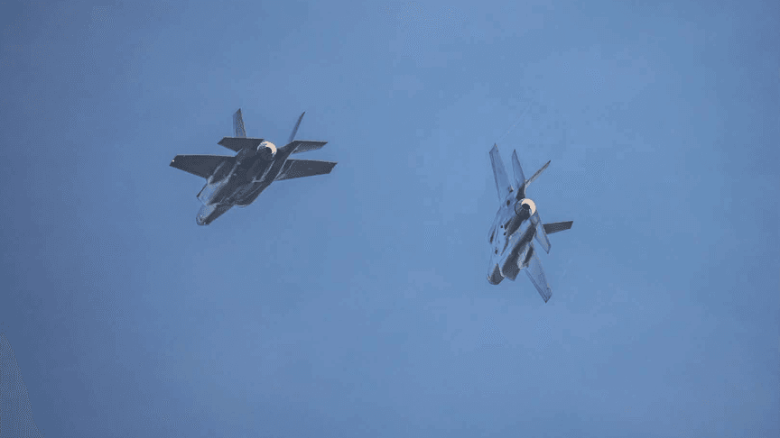 Винищувачі F-35 у повітряному просторі Польщі