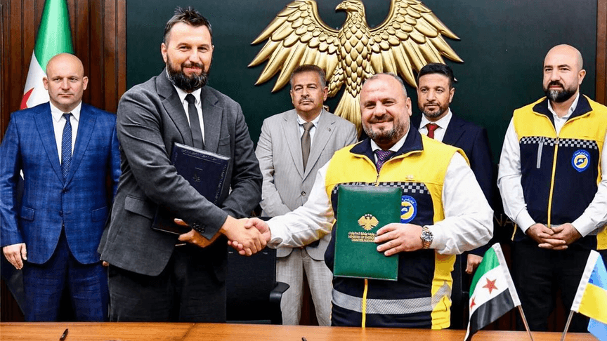 Україна і Сирія уклали угоду щодо співпраці у сфері гуманітарного розмінування Україна і Сирія уклали угоду щодо співпраці у сфері гуманітарного розмінування