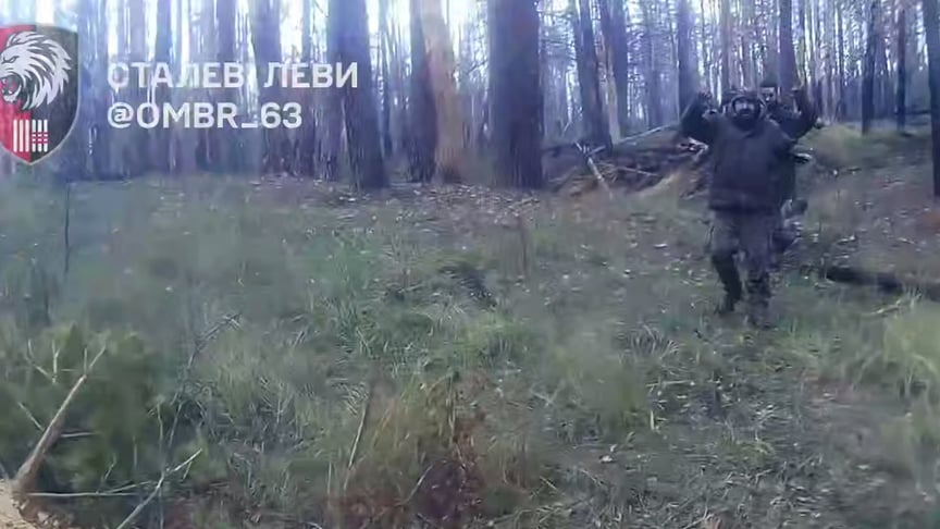 росіяни, яких американець Брюс узяв у полон у Серебрянському лісництві