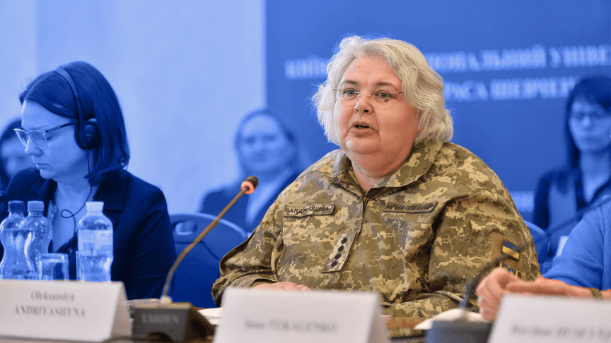 Перша в Україні капеланка Олександра Андріяшина