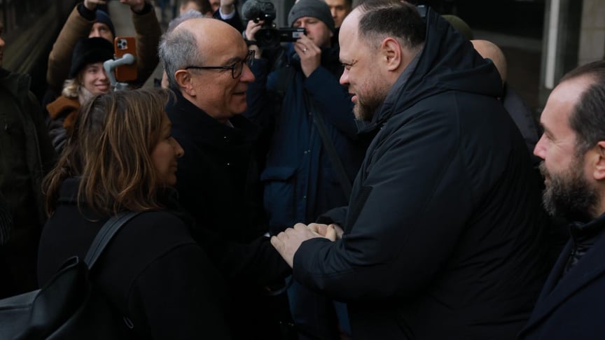 Маршалок Сейму Польщі Влодзімєж Чажастий приїхав до Києва, 23 лютого 2026 року