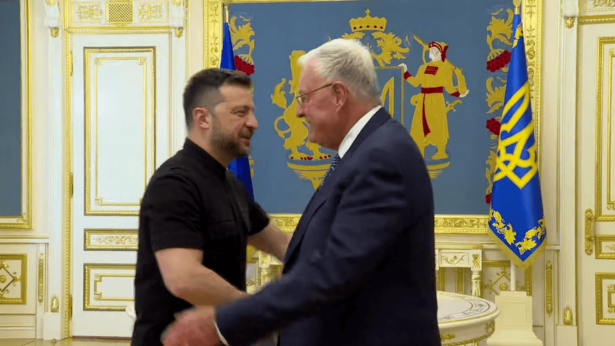 Володимир Зеленський та Кіт Келлог