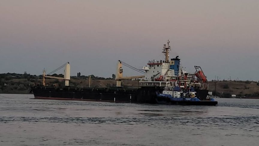 First ship with grain leaves Pivdennyi port since Russian invasion