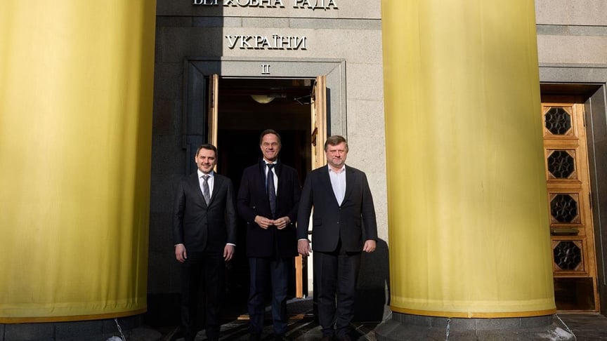 First Deputy Speaker of the Verkhovna Rada Oleksandr Korniyenko with NATO Secretary General Mark Rutte First Deputy Speaker of the Verkhovna Rada Oleksandr Korniyenko with NATO Secretary General Mark Rutte