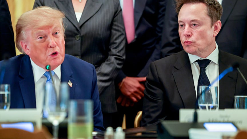 Дональд Трамп та Ілона Маска
