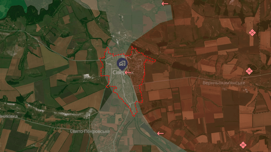 Ситуация в Северске по состоянию на 9 декабря 2025 года