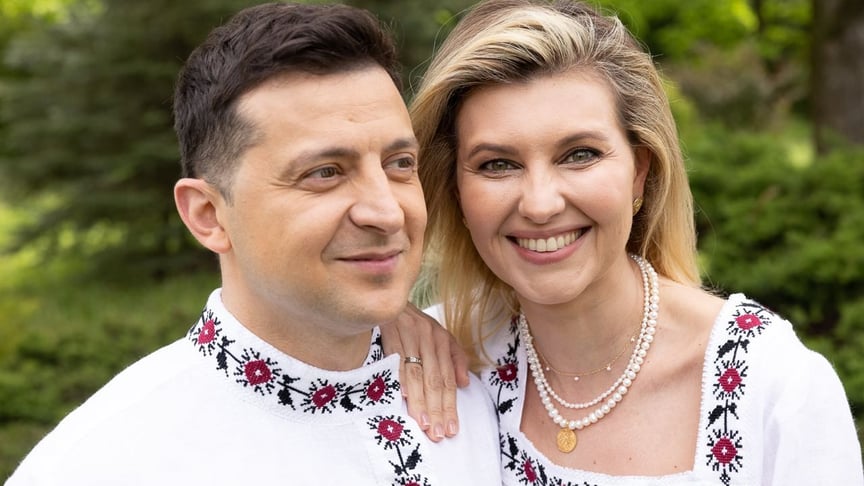 Володимир Зеленський та Олена Зеленська
