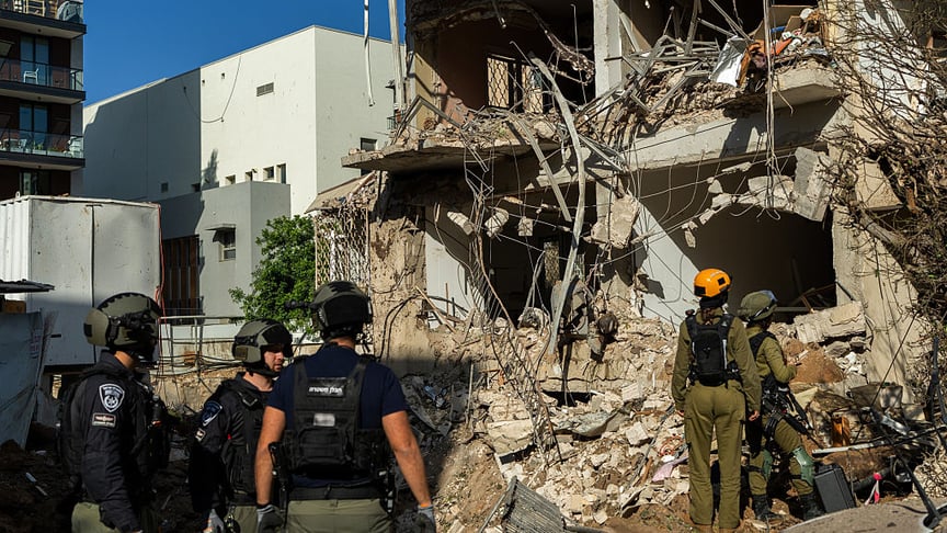 Іранський обстріл міста Тель-Авів, 24 березня 2026 року