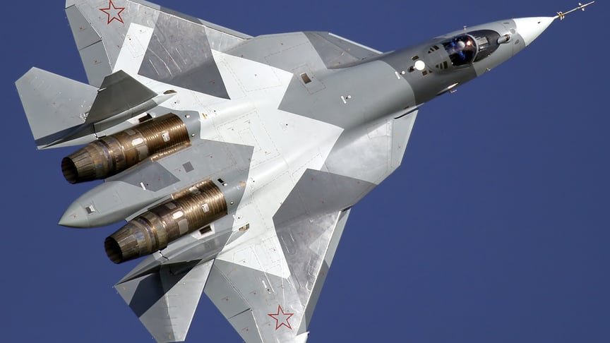 російський Су-57. Ілюстративне фото