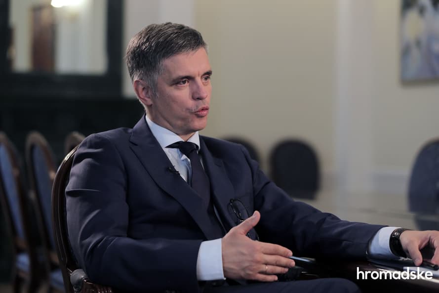 Міністр закордонних справ Вадим Пристайко під час інтерв'ю hromadske, 20 вересня 2019 року