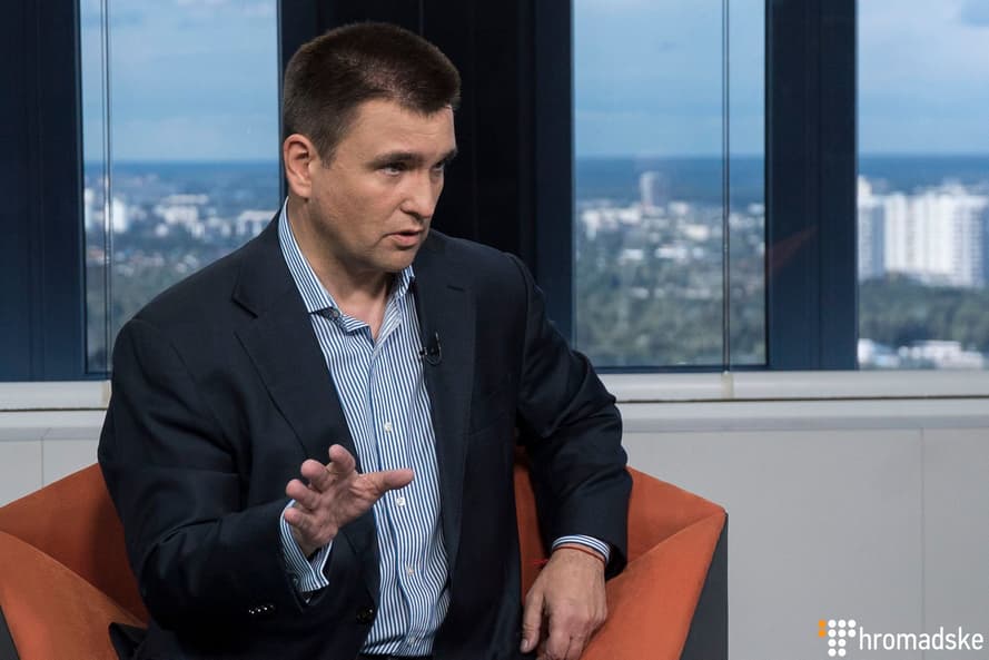 Міністр закордонних справ Павло Клімкін у студії Громадського, Київ, 10 липня 2019 року