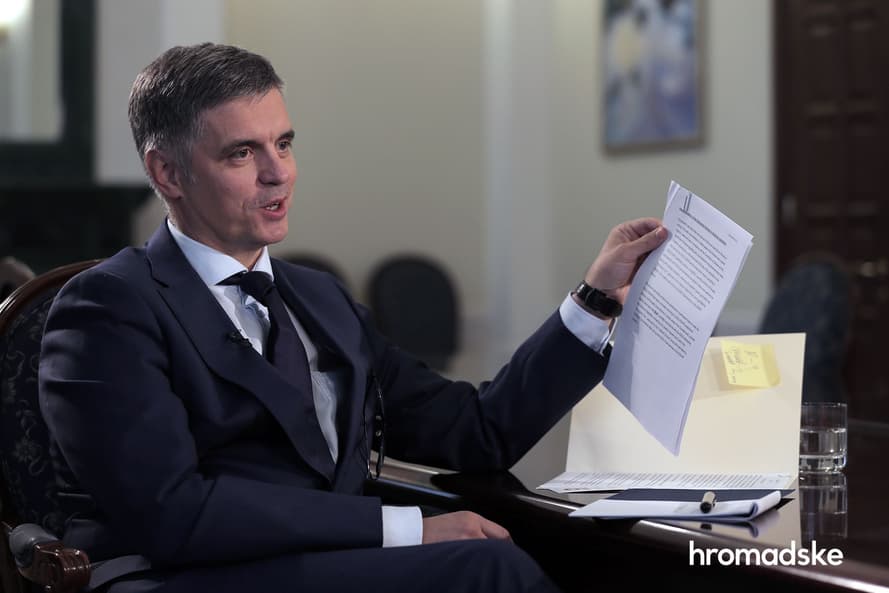 Міністр закордонних справ Вадим Пристайко під час інтерв'ю hromadske, 20 вересня 2019 року