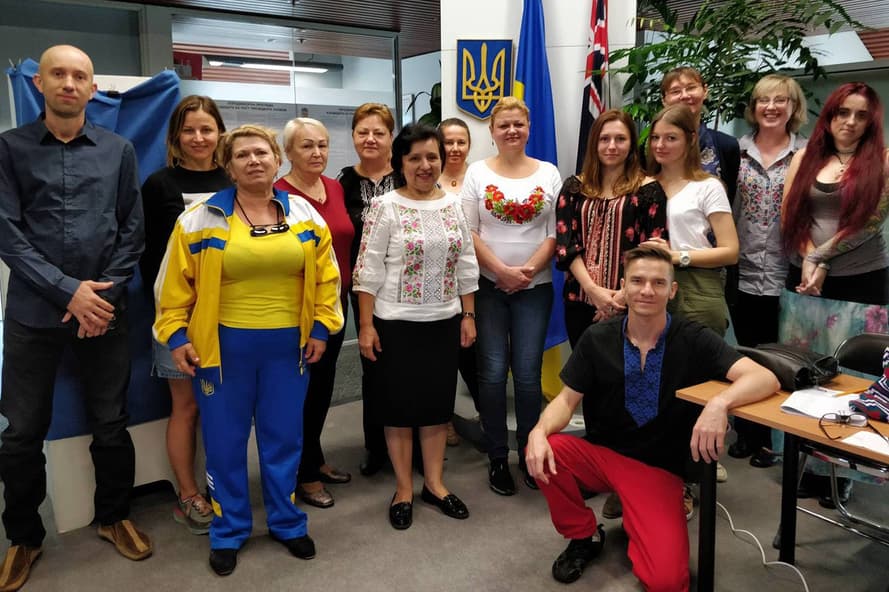 Українці голосують на виборах у Канберрі, 21 квітня 2019 року