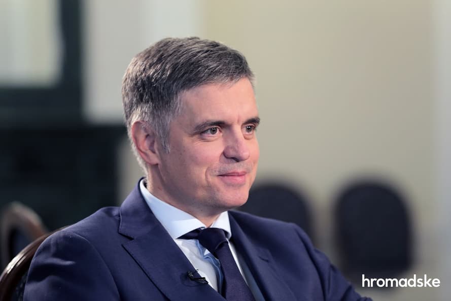 Міністр закордонних справ Вадим Пристайко під час інтерв'ю hromadske, 20 вересня 2019 року