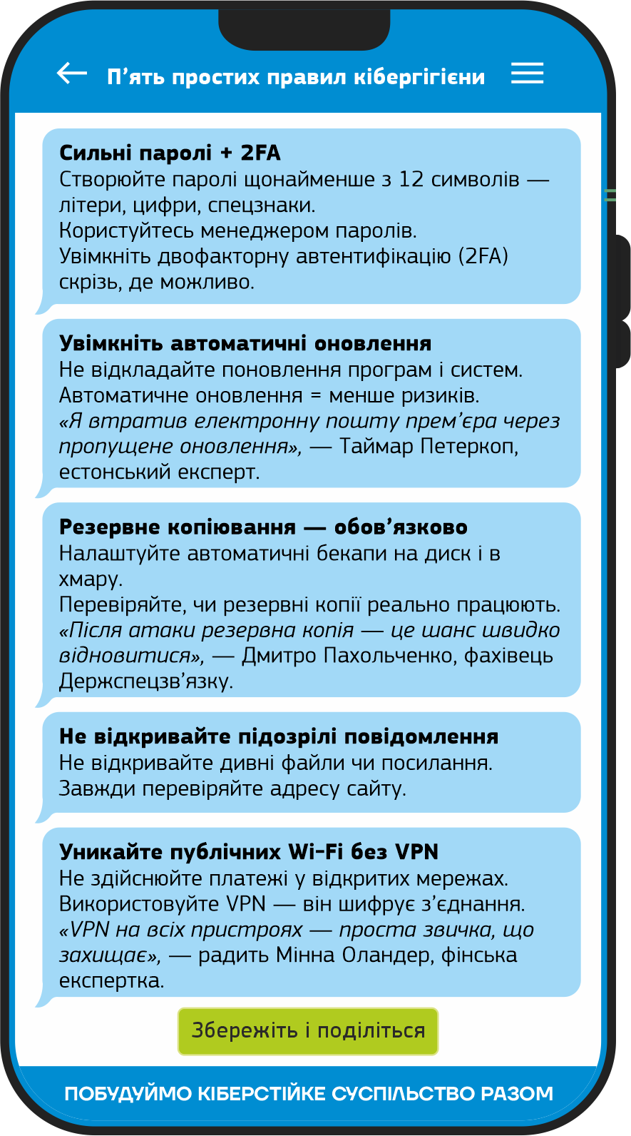 П’ять простих правил кібергігієни